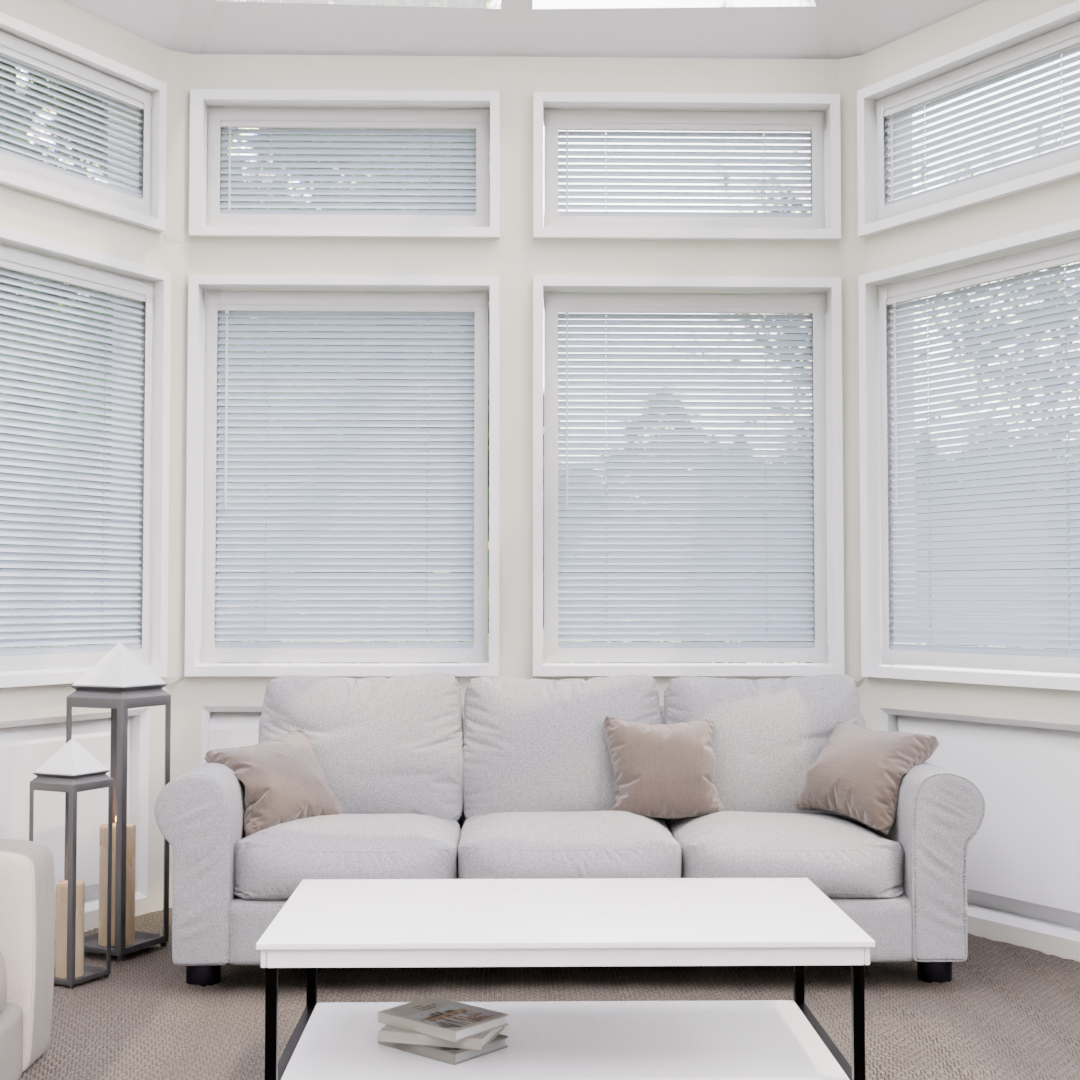 Perfect Fit No Drill Metal Blind - Oriental Blue - 25mm
