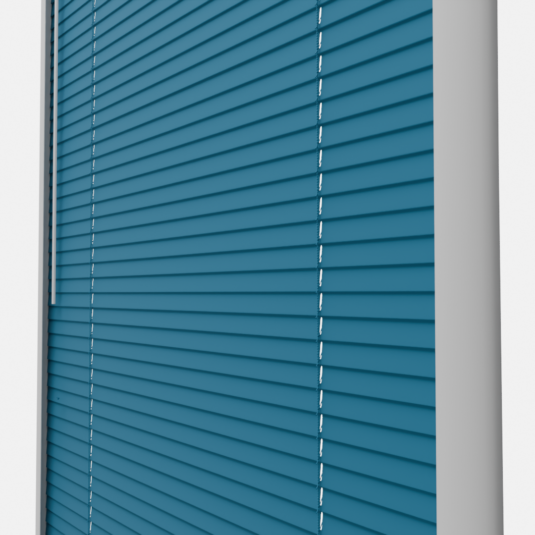 Perfect Fit No Drill Metal Blind - Oxford Blue - 25mm