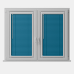 Perfect Fit No Drill Metal Blind - Oxford Blue - 25mm