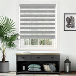 Palma Blackout Light Grey Electrical Day and Night Blind