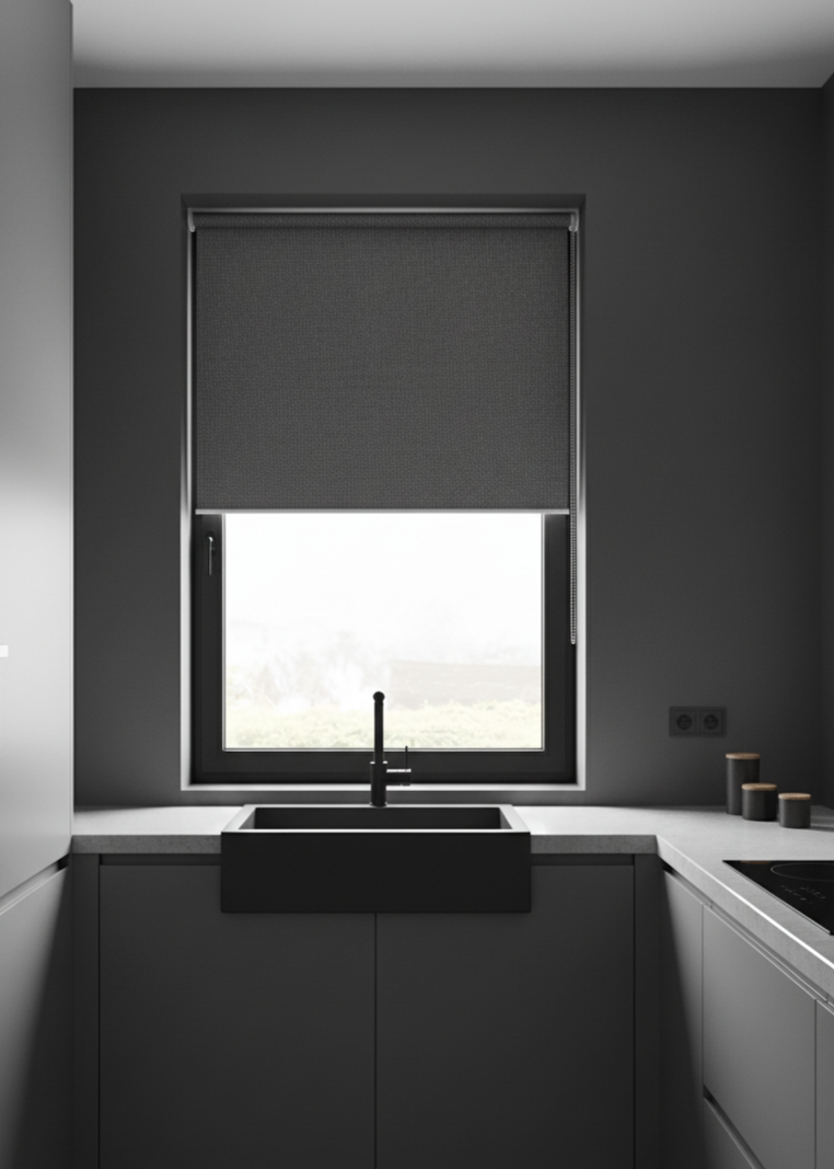Panama Pro 3 Black Pearl Electrical Roller Blind