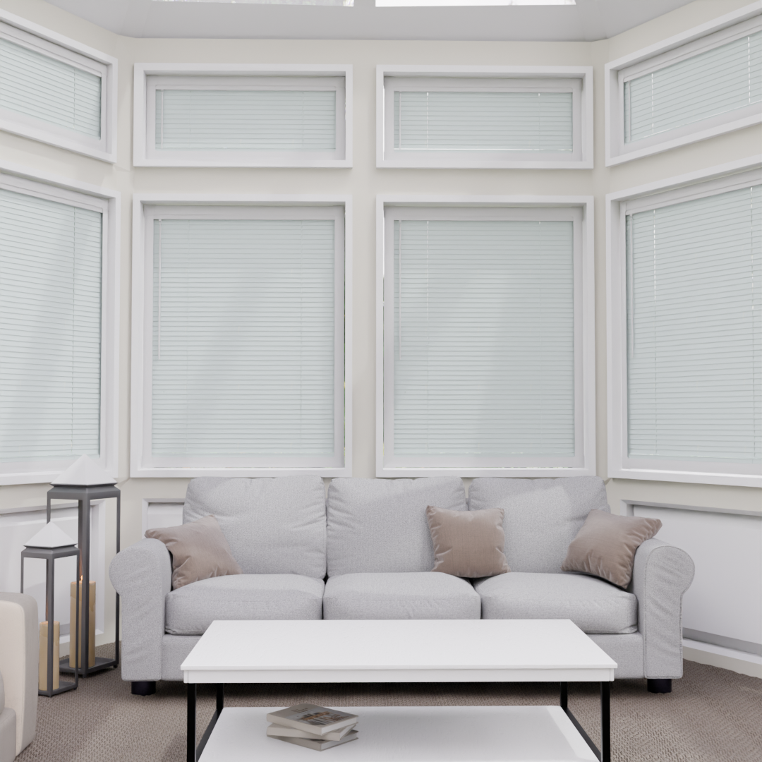 Perfect Fit No Drill Metal Blind - Peppermint - 25mm