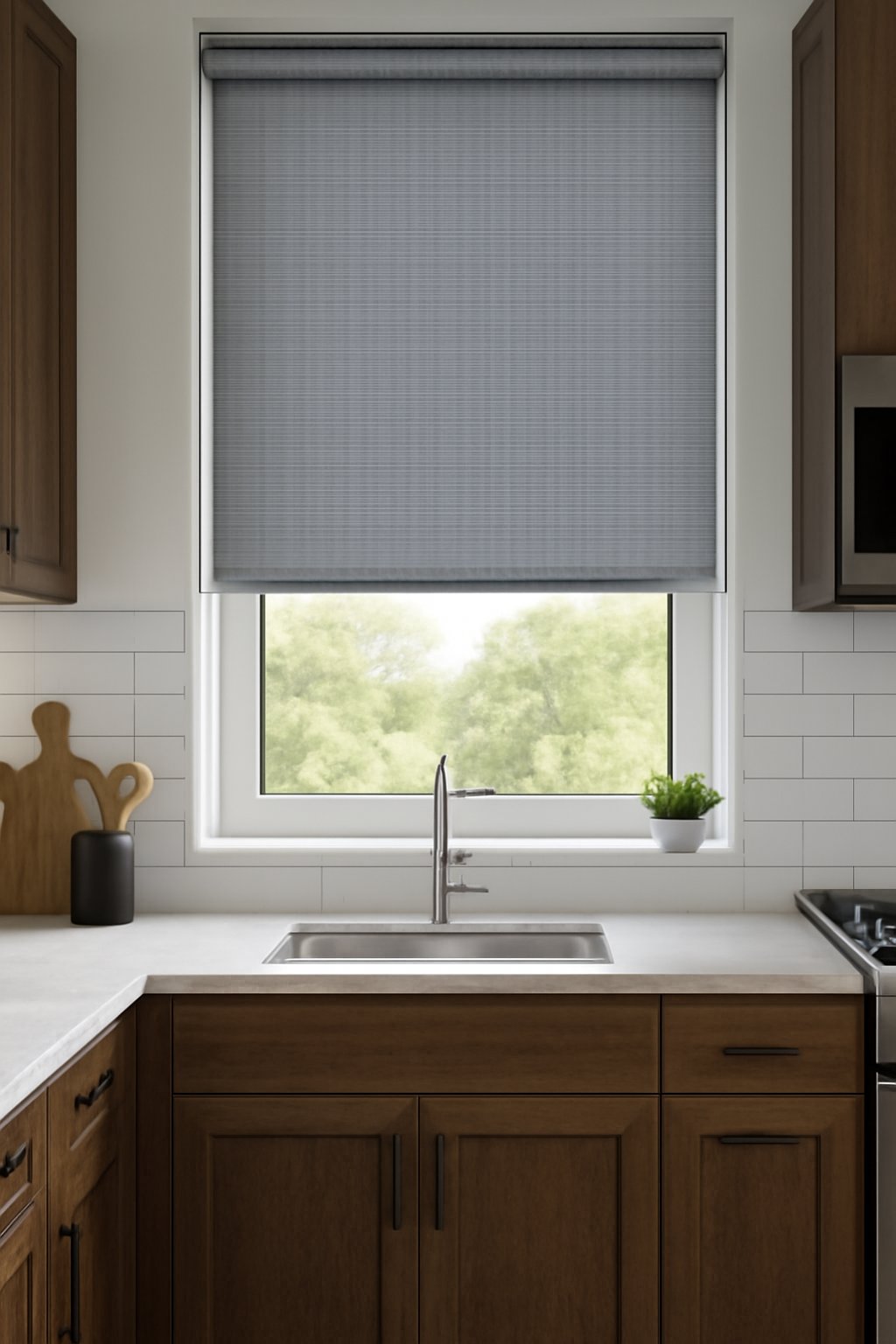 Perrie Iron Electrical Roller Blind