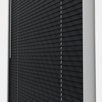 Perfect Fit No Drill Metal Blind - Pitch Black - 25mm