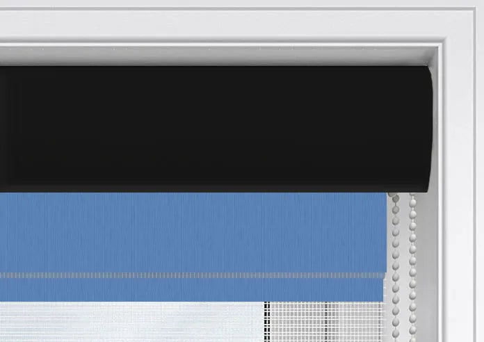 Plain Soft Blue - Day and Night Blinds