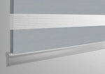Plain Soft Silver - Electrical Day and Night Blinds