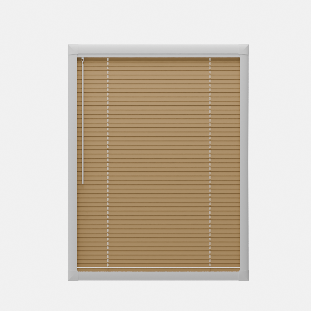 Perfect Fit No Drill Metal Blind - Praline - 25mm
