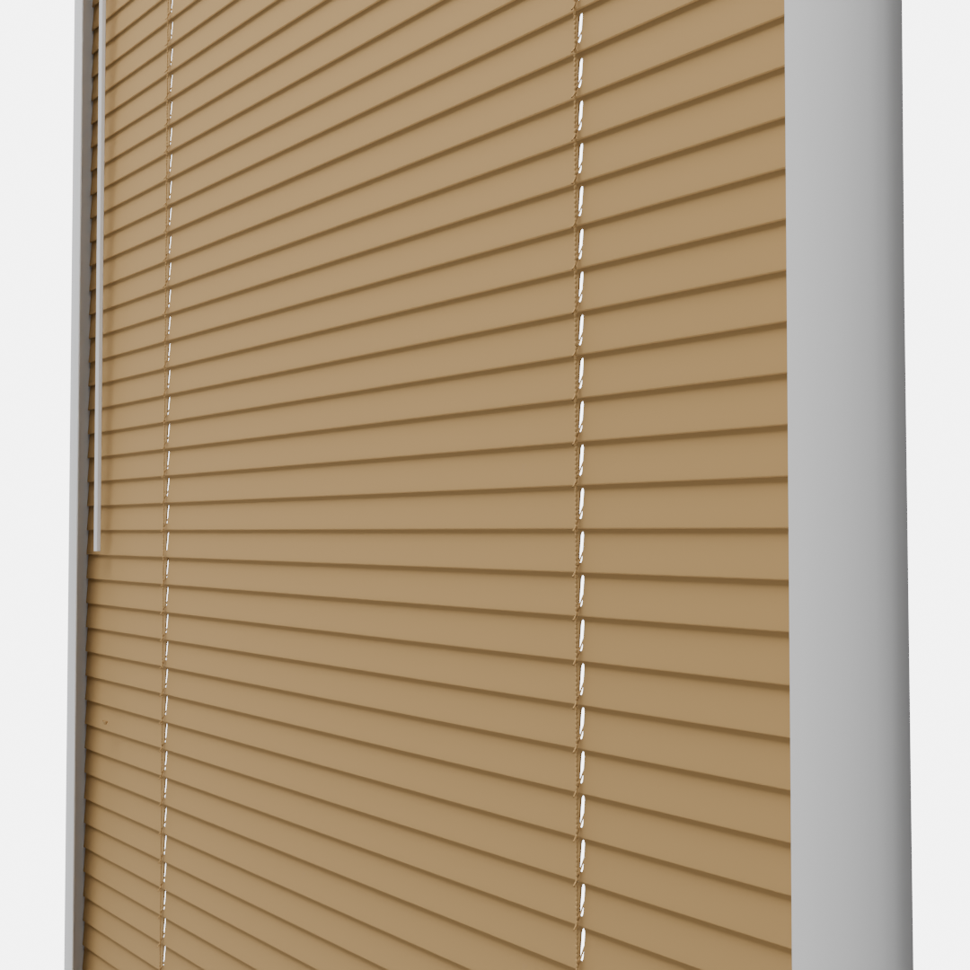 Perfect Fit No Drill Metal Blind - Praline - 25mm