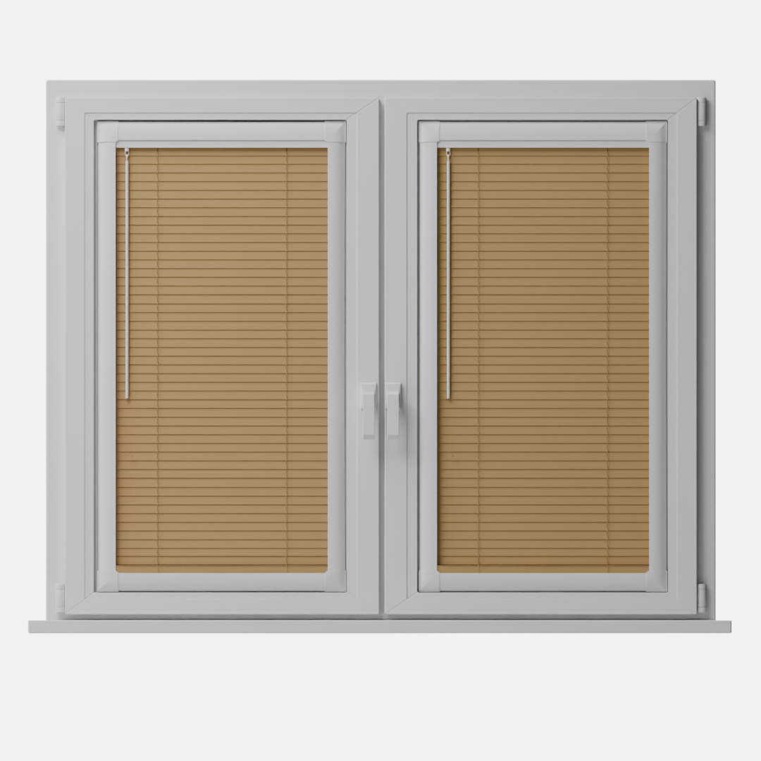 Perfect Fit No Drill Metal Blind - Praline - 25mm