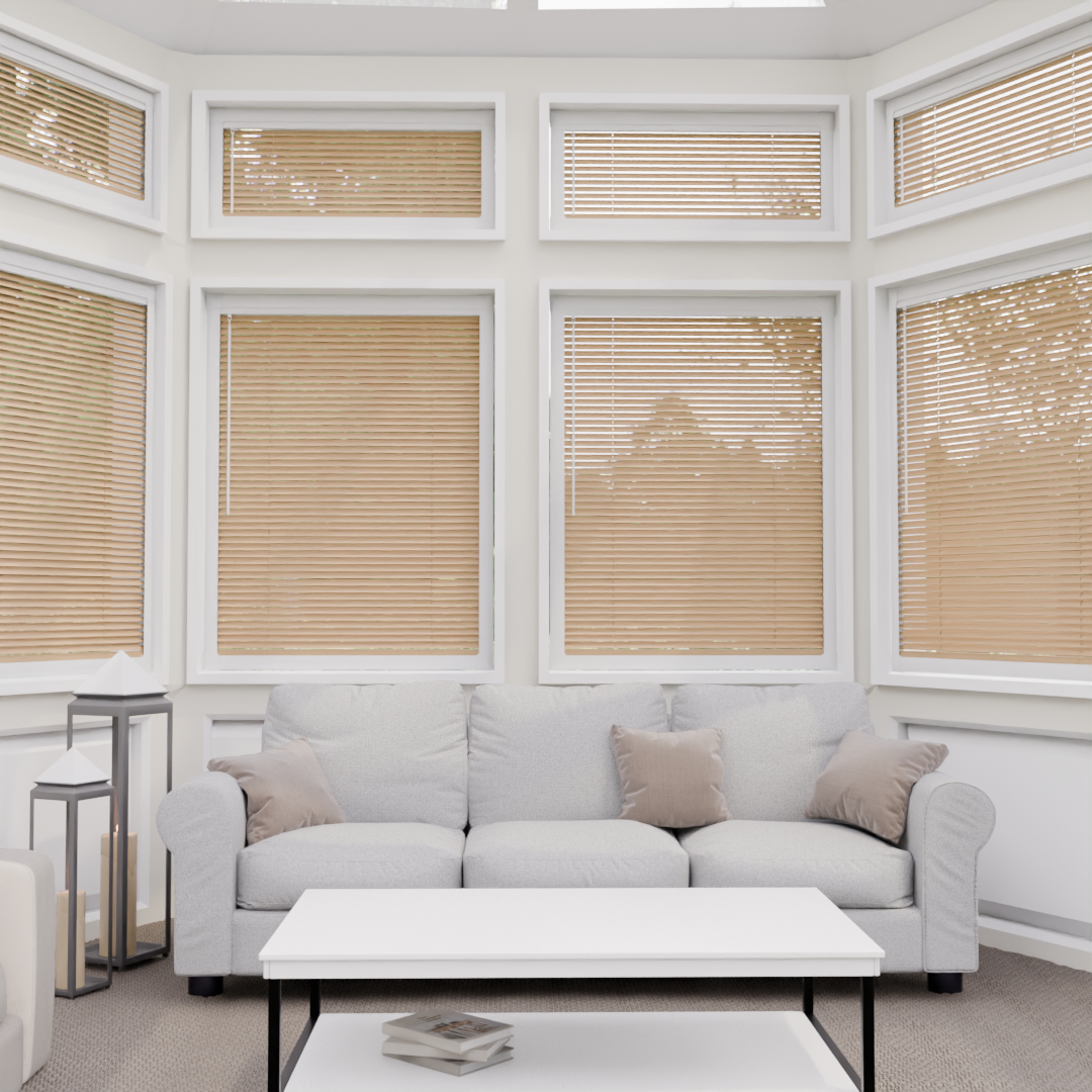 Perfect Fit No Drill Metal Blind - Praline - 25mm