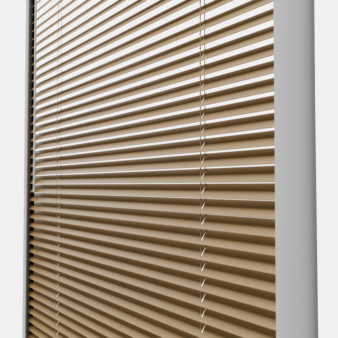 Perfect Fit No Drill Metal Blind - Praline - 25mm