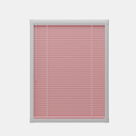 Perfect Fit No Drill Metal Blind - Pretty Pink - 25mm