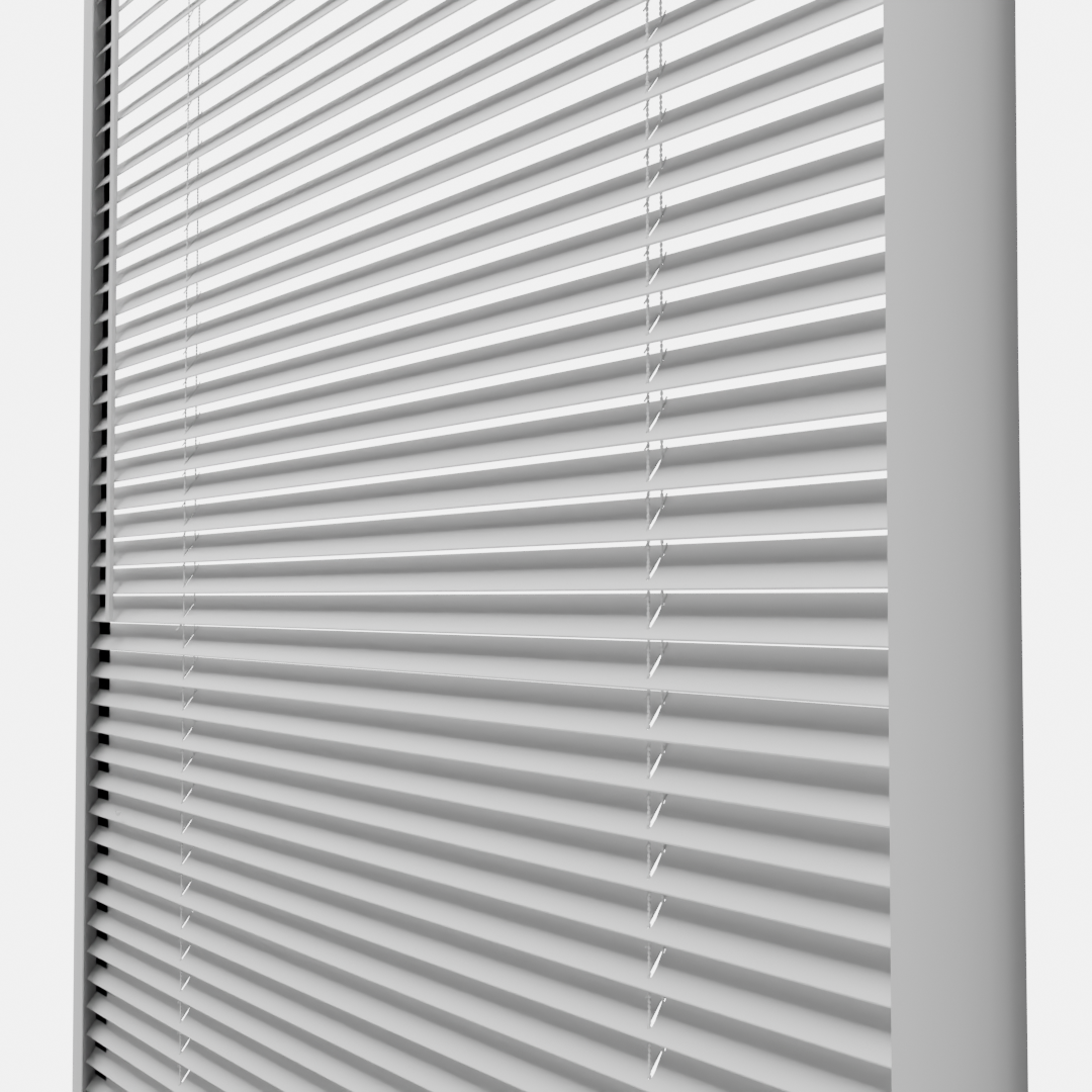 Perfect Fit Wooden blind - Pure White - 25mm