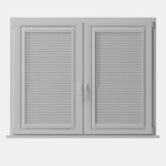 Perfect Fit No Drill Wooden blind - Pure White - 25mm