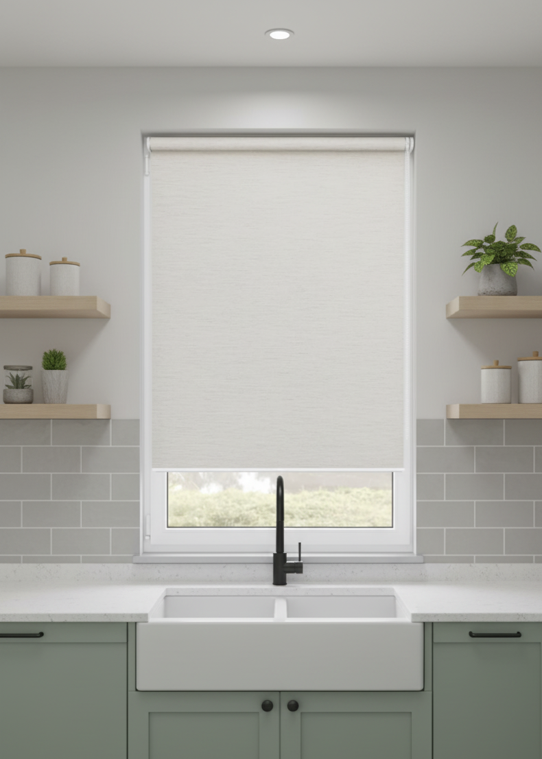 Quentin Linen Electrical Roller Blind