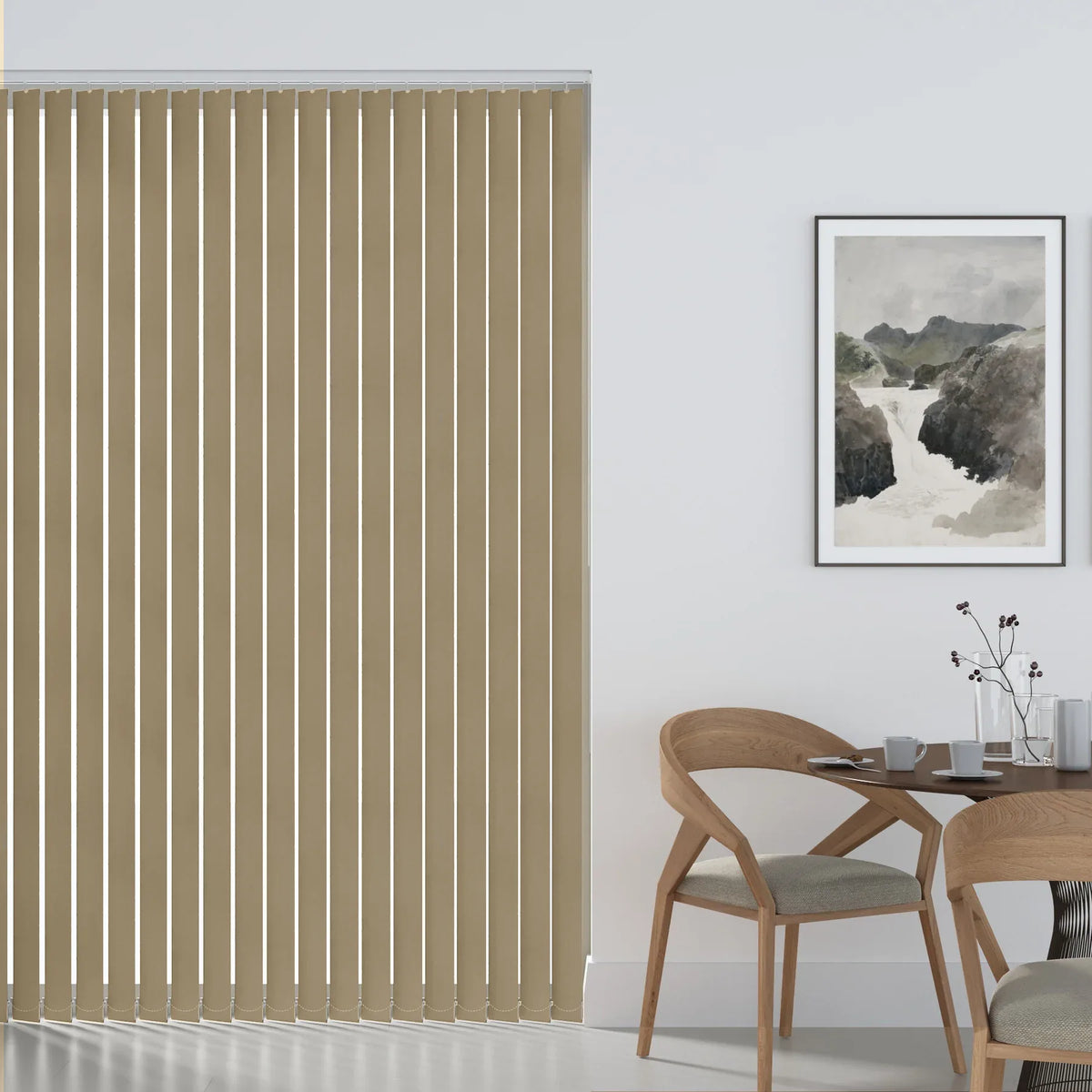 Rita Beige Vertical Blind