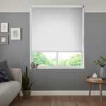 Insta Fit No Drill Iris Blackout Cream Roller Blinds - Fit in 30 Secs