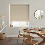Insta Fit No Drill Iris Blackout Beige Roller Blinds - Fit in 30 Secs