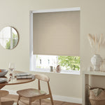 Insta Fit No Drill Iris Blackout Beige Roller Blinds - Fit in 30 Secs
