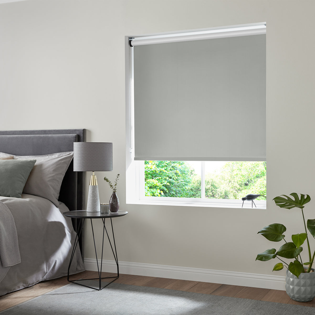 Insta Fit No Drill Iris Blackout Light Grey