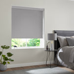 Insta Fit No Drill Petunia Blackout Grey Roller Blinds - Fit in 30 Secs
