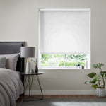Insta Fit No Drill Begonia Blackout Cream Roller Blinds - Fit in 30 Secs