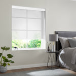 Insta Fit No Drill Azalea sheer 5% White Roller Blinds - Fit in 30 Secs