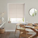 Insta Fit No Drill Azalea sheer 5% Cream Roller Blinds - Fit in 30 Secs