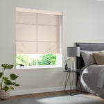 Insta Fit No Drill Azalea sheer 8% Cream Roller Blinds - Fit in 30 Secs