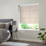 Insta Fit No Drill Azalea sheer 8% Cream Roller Blinds - Fit in 30 Secs