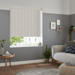 Insta Fit No Drill Verbena Blackout Taupe Roller Blinds - Fit in 30 Secs