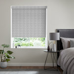Insta Fit No Drill Verbena Blackout Charcoal Roller Blinds - Fit in 30 Secs