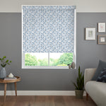 Insta Fit No Drill Simetric Blackout Navy Roller Blinds - Fit in 30 Secs