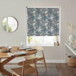 Insta Fit No Drill Adventure Blackout Teal Roller Blinds - Fit in 30 Secs