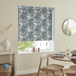 Insta Fit No Drill Adventure Blackout Teal Roller Blinds - Fit in 30 Secs