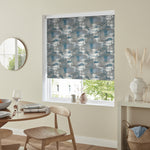Insta Fit No Drill Adventure Blackout Teal Roller Blinds - Fit in 30 Secs