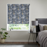 Insta Fit No Drill Adventure Blackout Denim Roller Blinds - Fit in 30 Secs