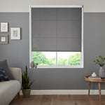 Insta Fit No Drill Freesia Silver Roller Blinds - Fit in 30 Secs