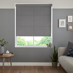 Insta Fit No Drill Freesia Silver Roller Blinds - Fit in 30 Secs