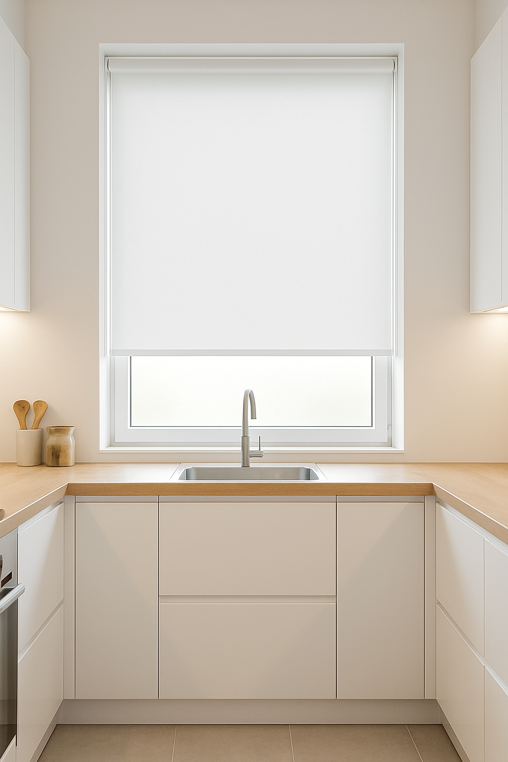 Reeva Frost Electrical Roller Blind
