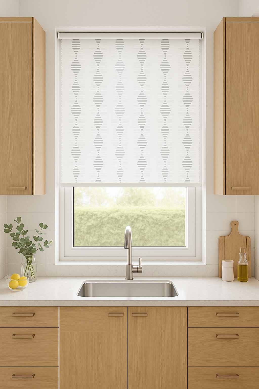 Romain Shadow Electrical Roller Blind
