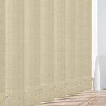 Rome Beige Vertical Replacement Blind Slat