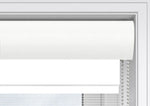 Rose Omega Semi Blackout White Electrical Day and Night Blind