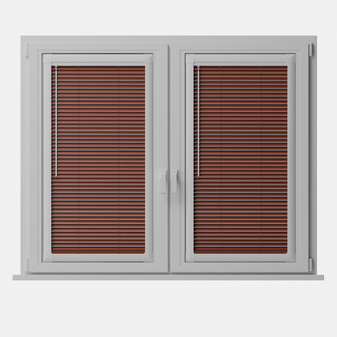 Perfect Fit No Drill Metal Blind - Russet - 25mm