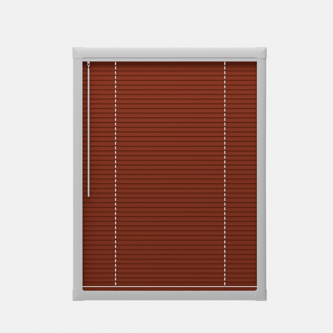 Perfect Fit No Drill Metal Blind - Russet - 25mm