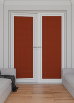 Perfect Fit No Drill Metal Blind - Russet - 25mm