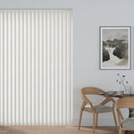 Symphony Black Out White Vertical Blind
