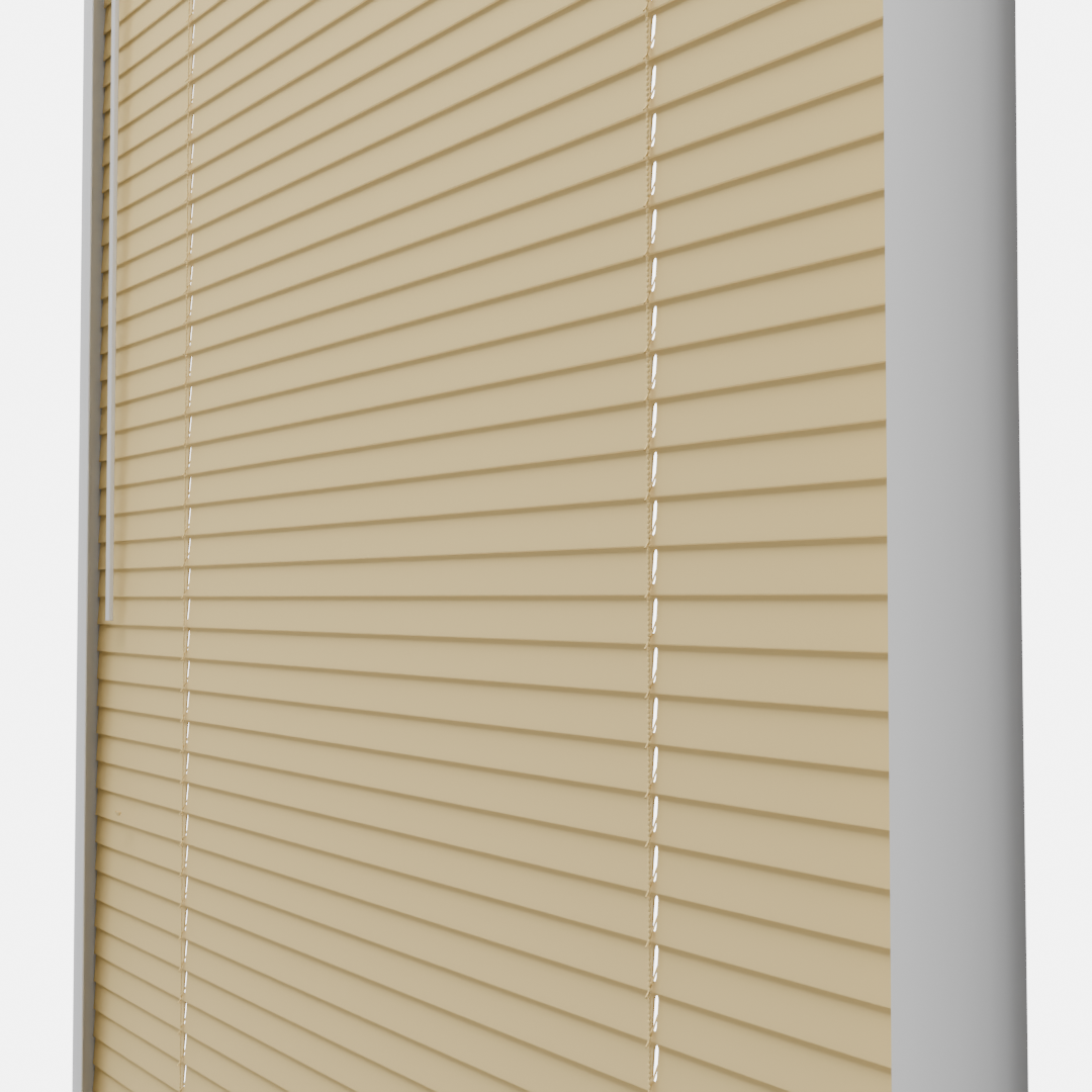 Perfect Fit No Drill Metal Blind - Sand - 25mm