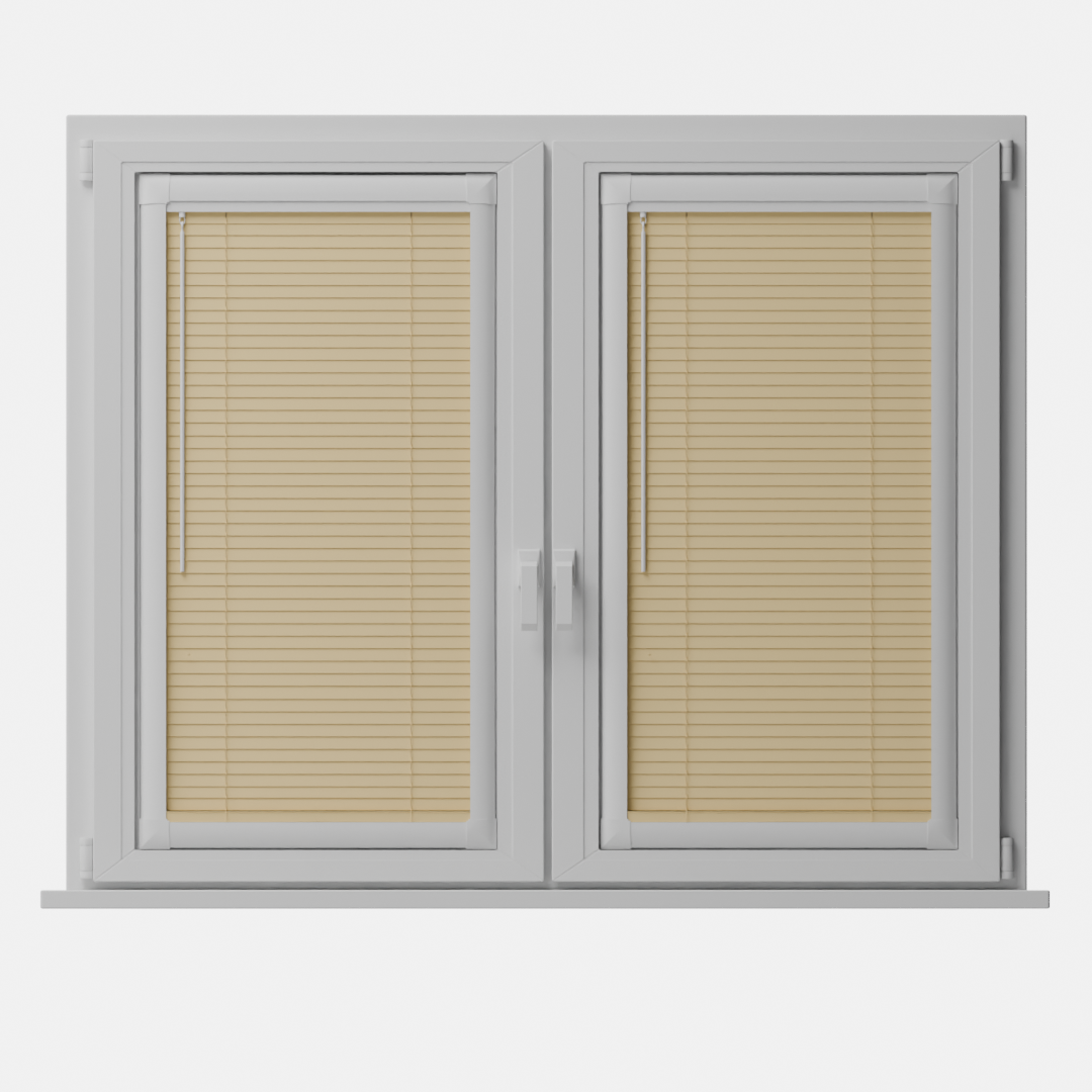 Perfect Fit No Drill Metal Blind - Sand - 25mm