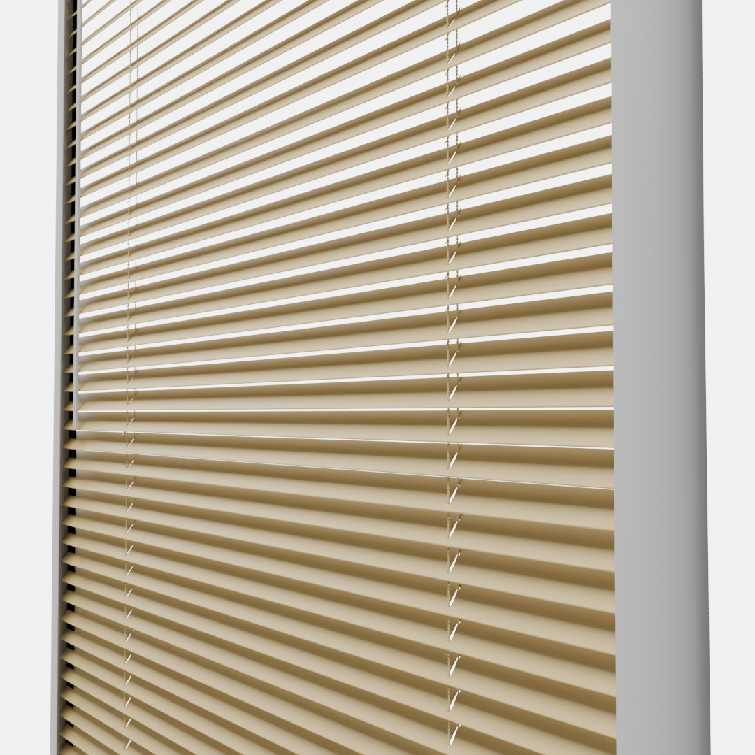 Perfect Fit No Drill Metal Blind - Sand - 25mm